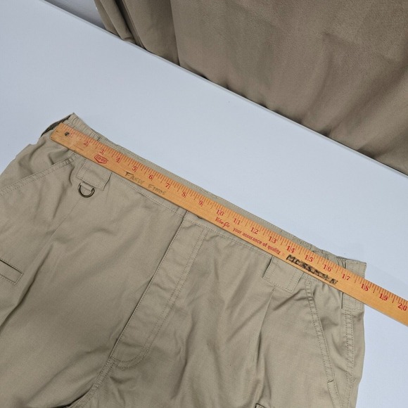 5.11‎ Tactical Taclite Pro Pants 38x30 Beige Ripstop Cargo Utility Workwear READ - Picture 10 of 14